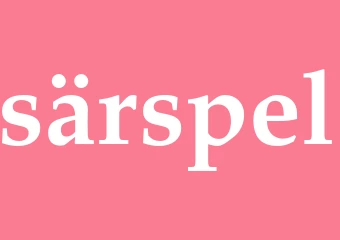 Synonym särspel