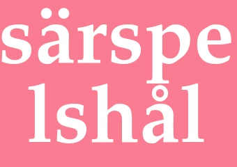 Synonym särspelshål