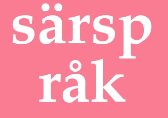 Synonym särspråk