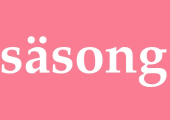 Synonym säsong