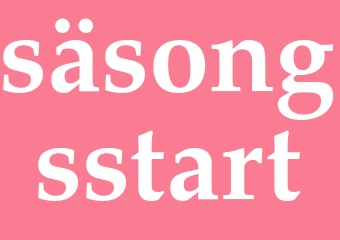 Synonym säsongsstart
