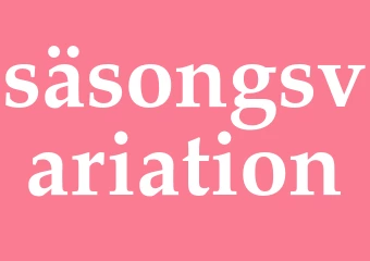 Synonym säsongsvariation
