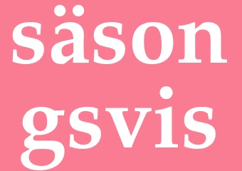Synonym säsongsvis