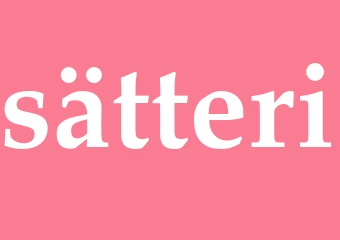 Synonym sätteri