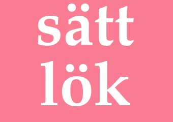 Synonym sättlök