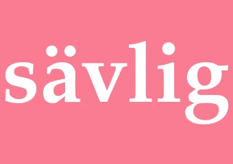 Synonym sävlig