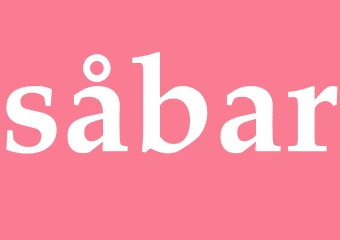 Synonym såbar