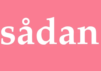 Synonym sådan