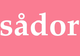 Synonym sådor