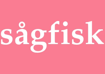 Synonym sågfisk