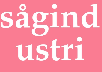 Synonym sågindustri