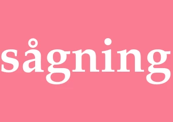 Synonym sågning