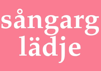 Synonym sångarglädje