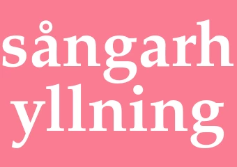 Synonym sångarhyllning