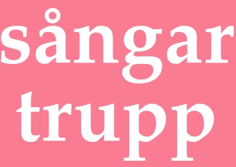 Synonym sångartrupp