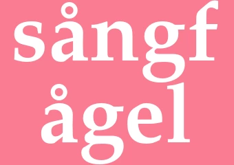 Synonym sångfågel