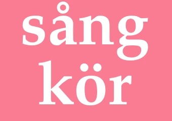 Synonym sångkör