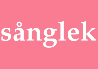 Synonym sånglek