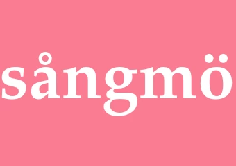 Synonym sångmö