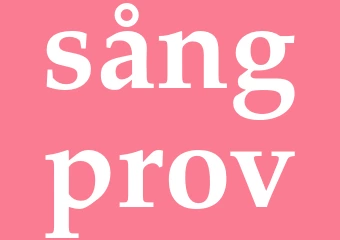 Synonym sångprov