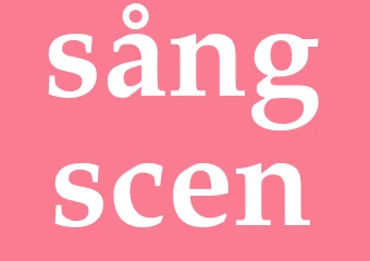 Synonym sångscen