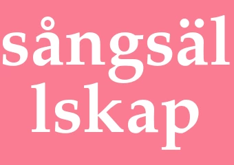 Synonym sångsällskap