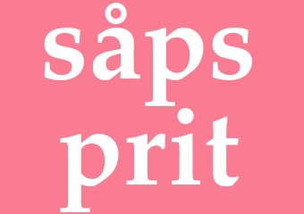 Synonym såpsprit