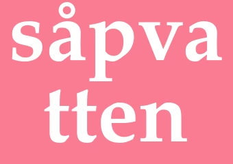 Synonym såpvatten