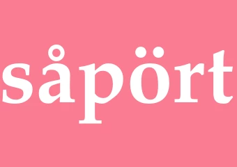 Synonym såpört