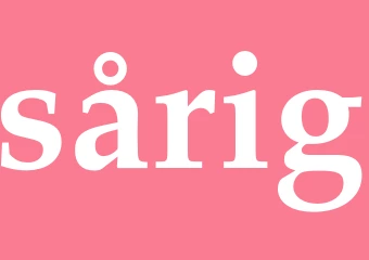 Synonym sårig