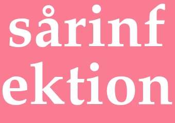 Synonym sårinfektion