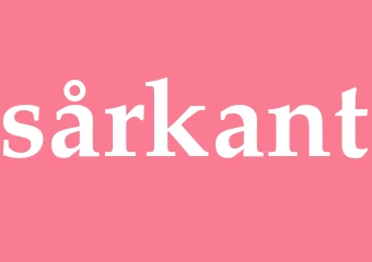 Synonym sårkant
