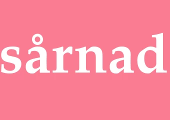 Synonym sårnad