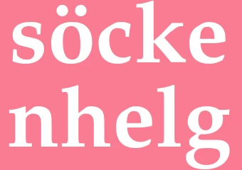 Synonym söckenhelg