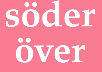 Synonym söderöver