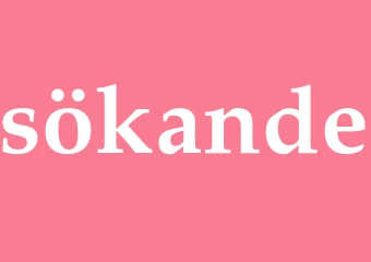 Synonym sökande