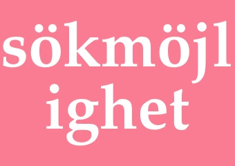 Synonym sökmöjlighet