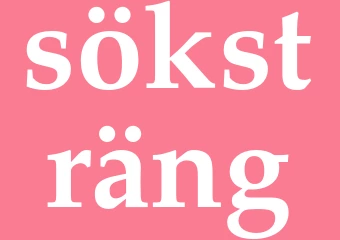 Synonym söksträng