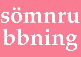 Synonym sömnrubbning