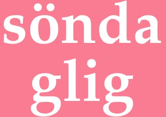 Synonym söndaglig