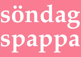 Synonym söndagspappa