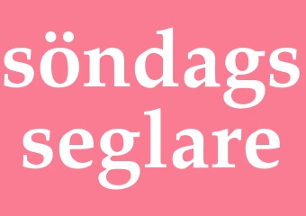 Synonym söndagsseglare