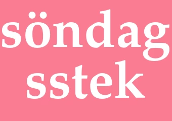 Synonym söndagsstek