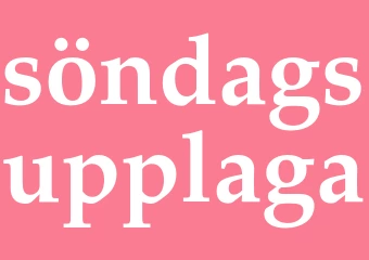Synonym söndagsupplaga