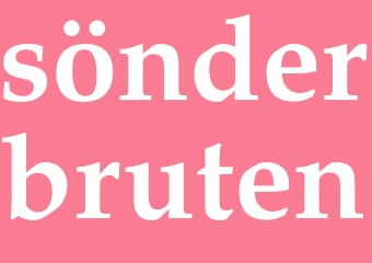 Synonym sönderbruten