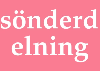 Synonym sönderdelning