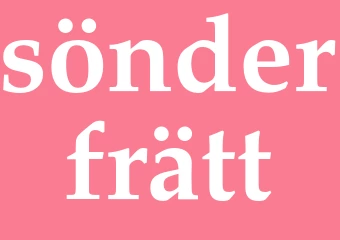 Synonym sönderfrätt