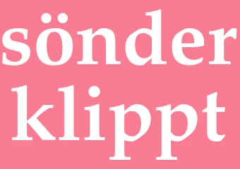 Synonym sönderklippt