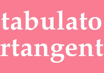 Synonym tabulatortangent