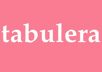 Synonym tabulera